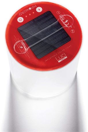 MPOWERD Luci EMRG: Solar Inflatable Lantern - Red