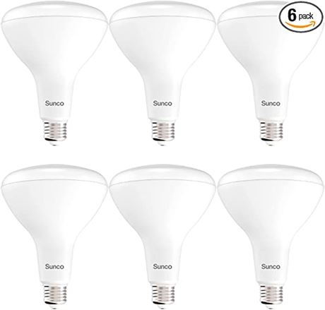 Sunco Lighting BR40 LED 6-Pack Bulb