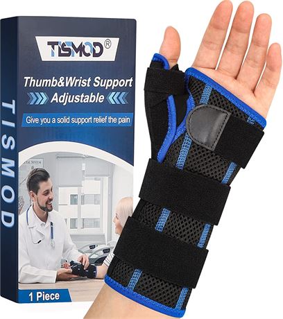 Wrist Brace with Thumb Spica Splint Left Hand