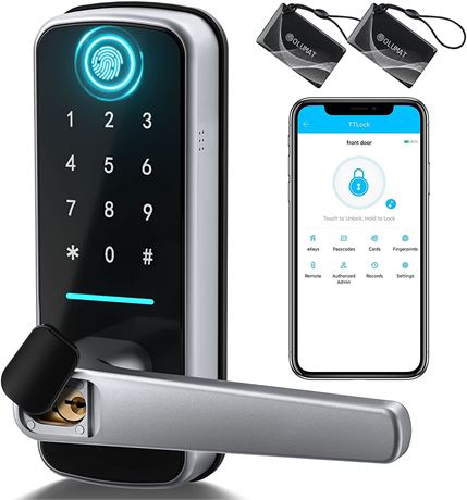 OLUMAT Smart Door Lock Fingerprint with Keypad