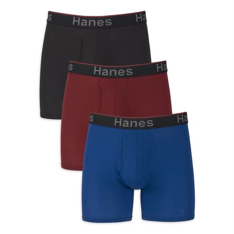 Hanes Men's Comfort Flex Fit Boxer Briefs, 3 Pack - Medium