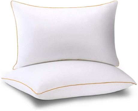 King Size Set of 2 Down Alternative Bed Pillows