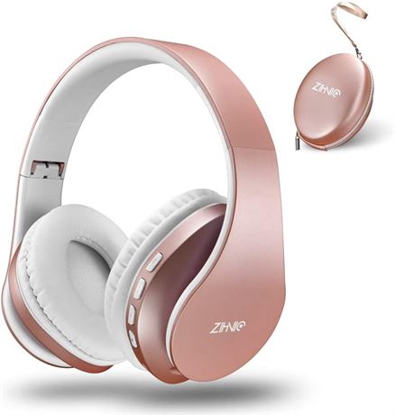 ZIHNIC Foldable Wireless Bluetooth Headphones