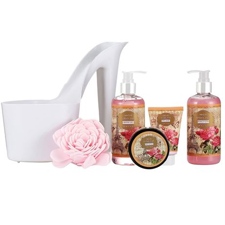 Draizee Heel Rose Scented Spa Gift Basket