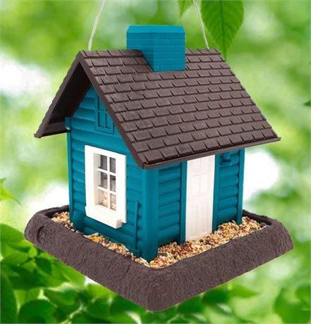 North States Village Collection Lakeside Cabin Birdfeeder