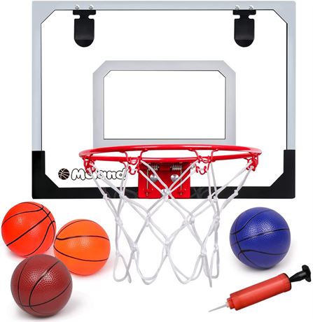 Meland Indoor Mini Basketball Hoop Set for Kids