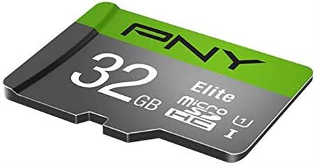 PNY 32GB Elite Class 10 U1 microSDHC Flash Memory Card