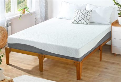 Olee Sleep 10 in Aquarius Memory Foam Mattress, Full