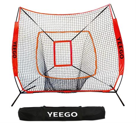 Baseball & Softball Practice Net 7x7, Hitting, Pitching, Batting, Catching