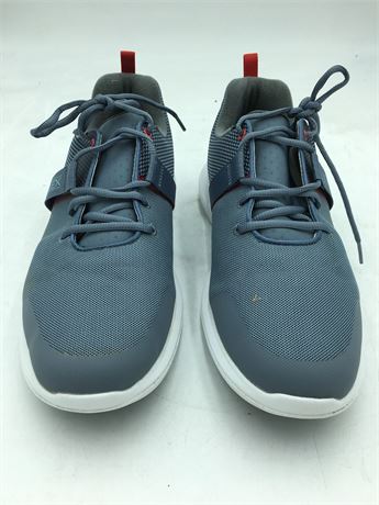 Foot Joy: Fj Flex Golf Shoe - MenSlate/ Red - Size 10.5