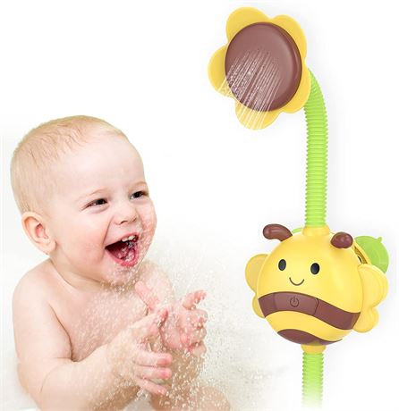 KINDIARY Honeybee Shower Toy for Baby