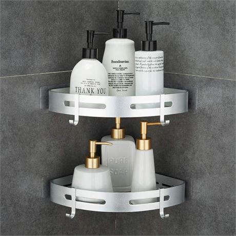 Corner Caddy Bathroom Shower Shelf Wall Mounted