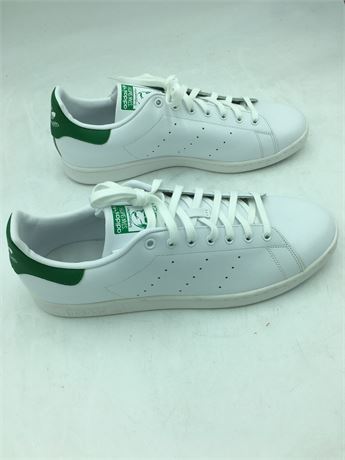 Adidas: Stan Smith Shoes - Men - White/Green - Size 14.5