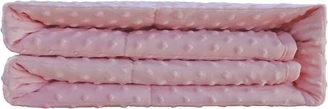 ALANSMA Reversible Weighted Blanket for All Season (Pink,60"x80" 15lbs)