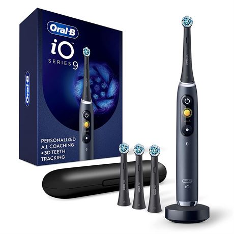 Oral-B iO Series 9 Electric Toothbrush, Black Onyx