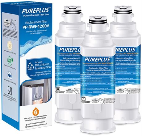 PUREPLUS DA97-17376B Water Filter Replacement 3-Pack