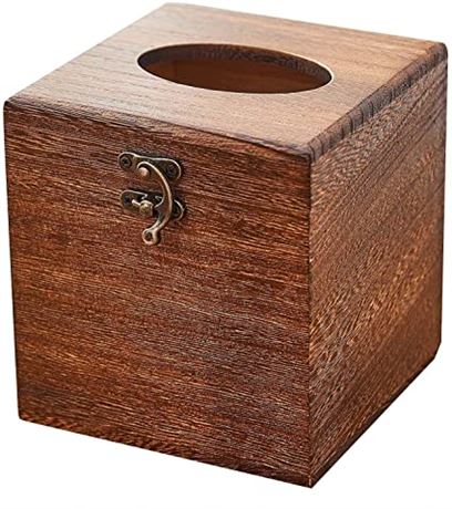 SINOBEST Wood Tissue Box Cover