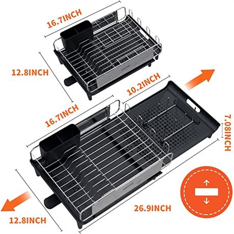 IARTOPS Dish Drying Rack, Dish Rack for Kitchen Counter