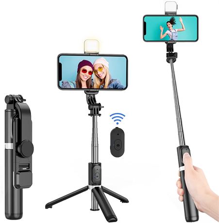 UBeesize Selfie Stick with Wireless Bluetooth Remote