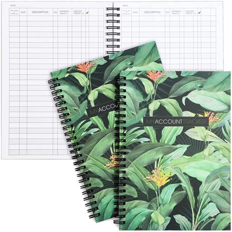 Paper Junkie 2 Pack Spending Account Tracker Notebooks