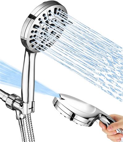 Likense High Pressure Shower Head with Handheld