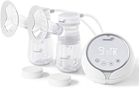 GROWNSY Breast Pump, Double Electric Breast Pump