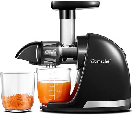 AMZCHEF Slow Masticating Juicer with Reverse Function