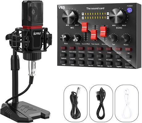 ALPOWL Studio Microphone Podcast Equipment Bundle