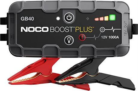 NOCO Boost Plus GB40 1000 Amp 12-Volt UltraSafe Lithium Jump Starter Box