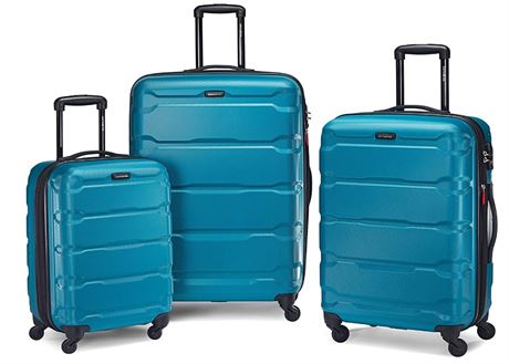 Samsonite Omni PC Hardside Expandable Luggage with Spinner Wheels, 3-Piece Set