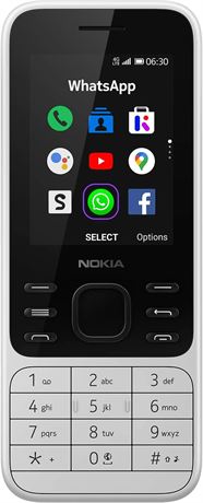 Nokia 6300 4G | Unlocked | Dual SIM  |Powder White