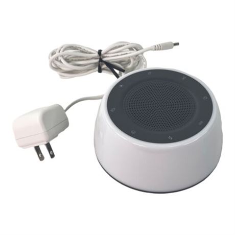 Jack & Rose White Noise Sound Machine with Night Light, White/Gray