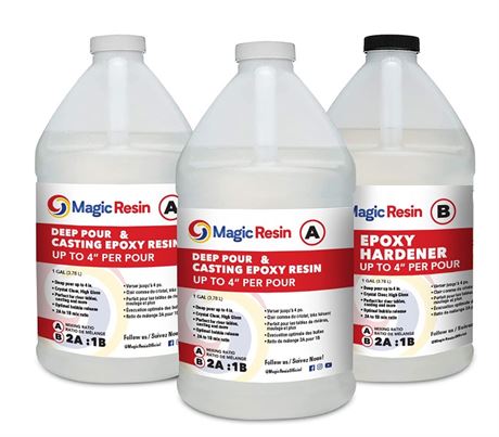 Magic Resin Deep Pour & Casting Epoxy Resin Kit