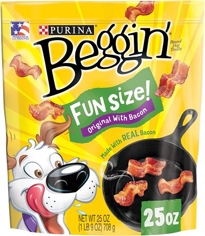 Purina Beggin' W/Real Meat Dog Treats - 25 oz. Pouch Exp Mar 2024