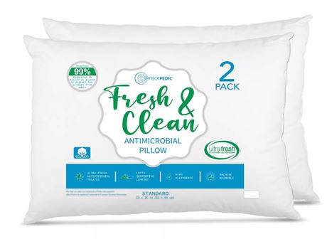 SensorPEDIC Fresh & Clean Antimicrobial Pillows