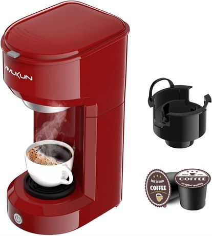 Vimukun Single Serve Coffee Maker - Red