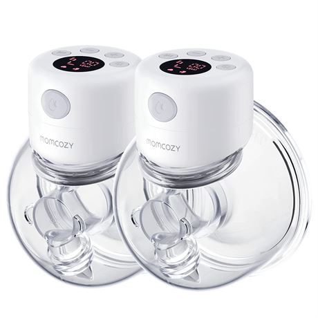 Momcozy S12 Wearable Hands Free Breast Pump (2 Pack)