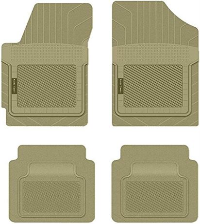 PantsSaver Custom Fit Car Floor Mats for FORD ESCORT 2001, 4PC ,Tan