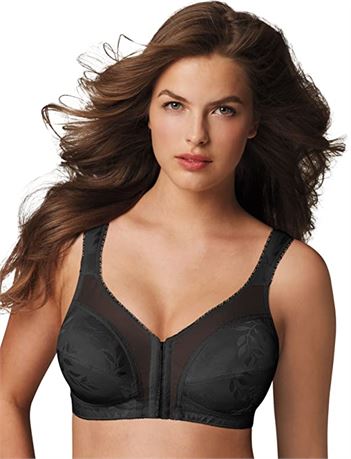 Playtex Women's Plus Size Front Close Bra with Flex Back, 36-DDD