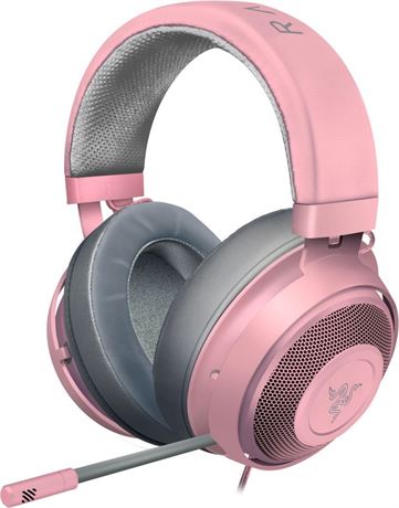 Razer - Kraken Wired Gaming Headset - Quartz Pink