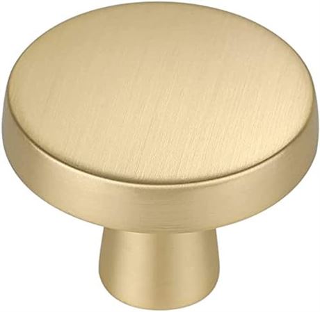 (25Pack) homdiy Cabinet Knobs Gold Drawer Knobs for Dresser Drawers