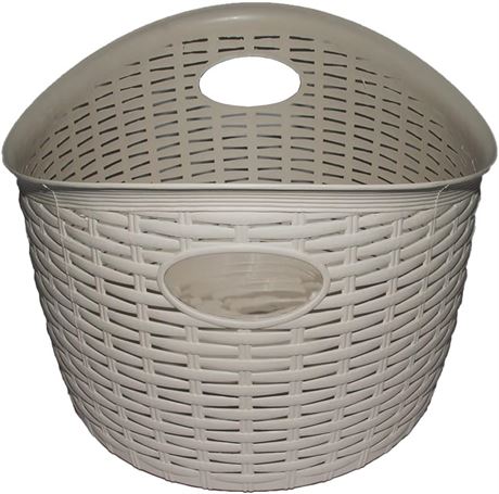 Elly Décor 30L/7.9 Gallon Oval Plastic Laundry Basket