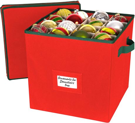 HOLDN� STORAGE Christmas Ornament Storage Box with Lid