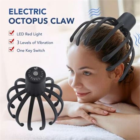 Beautiful Life, Electric Octopus Claw Scalp Massager/Head Scratcher