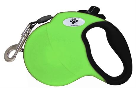 16ft Retractable Dog Leash for Large Breed Dog-Green Large