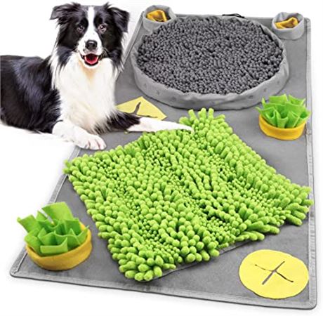 Runda Snuffle Mat for Dogs, 37.8'' X 18.9'' for S/M/L Dogs