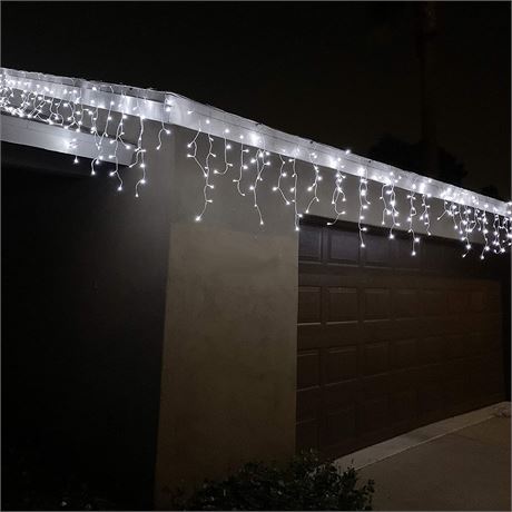 Joiedomi 300 LED Icicle Christmas Lights Outdoor (3_100)