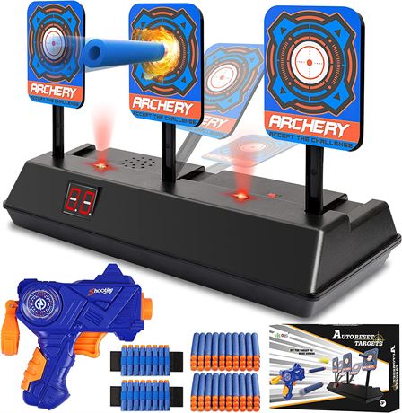 KKONES Electric Scoring Auto Reset Shooting Digital Target