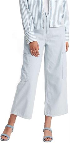 Levi's Women's High Waisted Utility Crop - Size 29