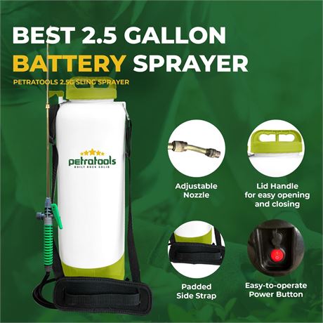 PetraTools 2 Gallon Sling Sprayer - Green